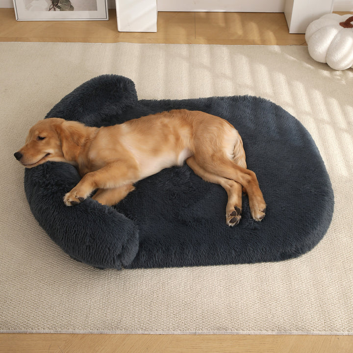 Plush Doghouse Pet Warm Cushion Bed