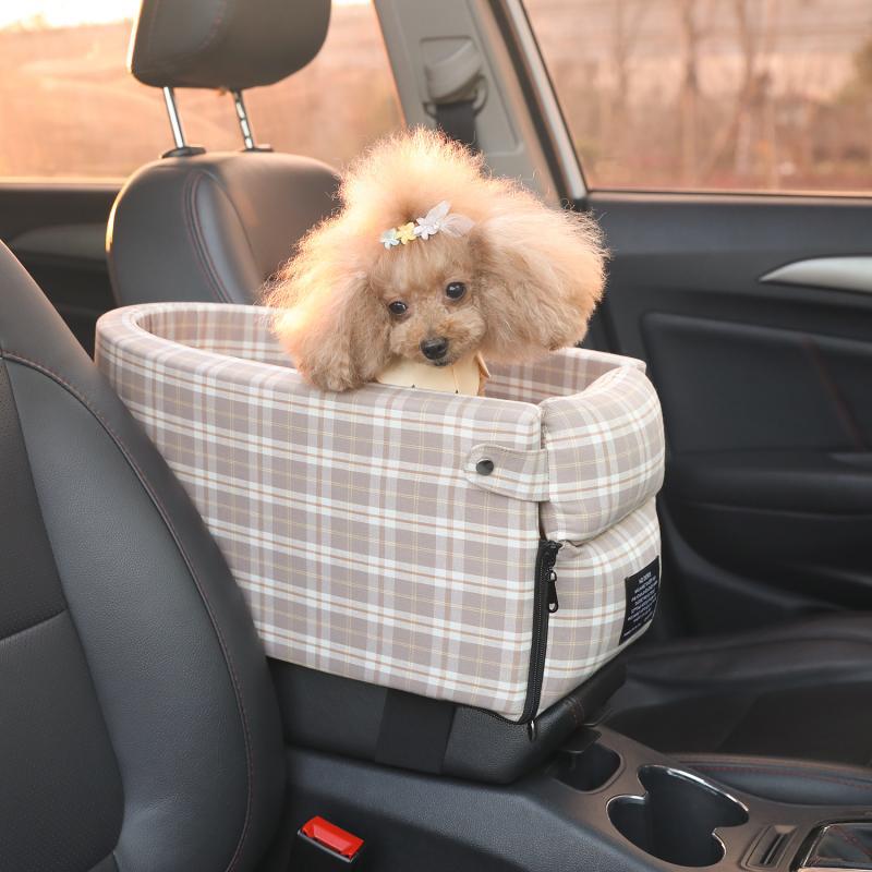 Portable Pet Car Seat Central Control Nonslip Carrier