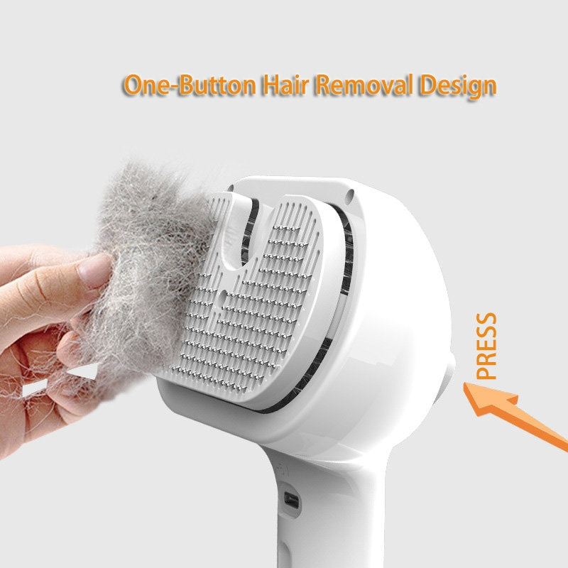 Pet Self Cleaning Hair Remover Brush
