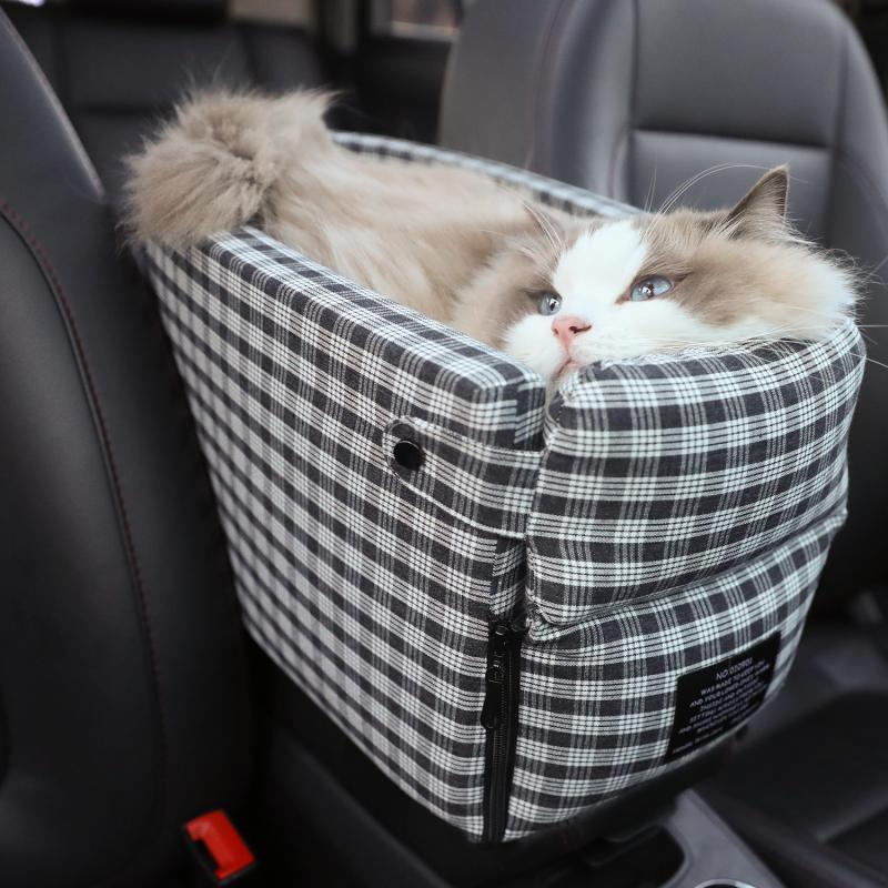Portable Pet Car Seat Central Control Nonslip Carrier