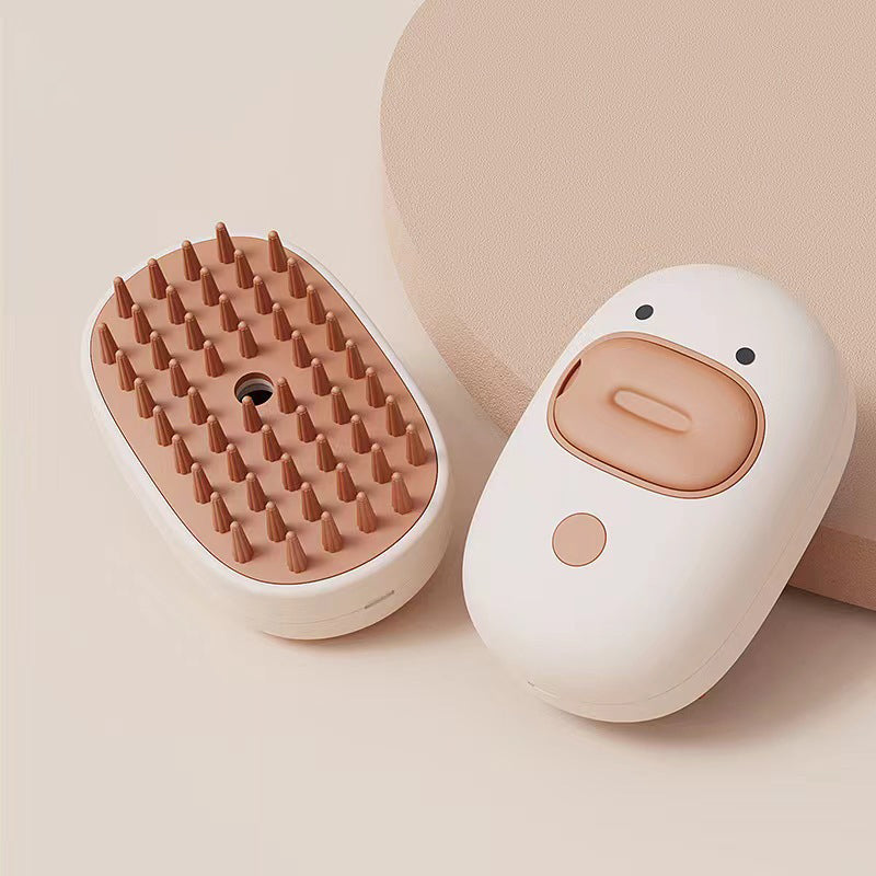 Silicone Cat Steam Brush Grooming Tool